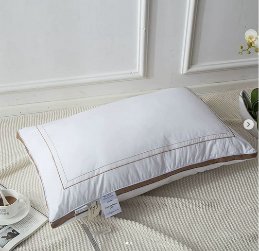 Luxury Hotel Pillows (1 Pack) - 100% Hypoallergenic Ultra Soft Microfibre Filling (50x75cm)