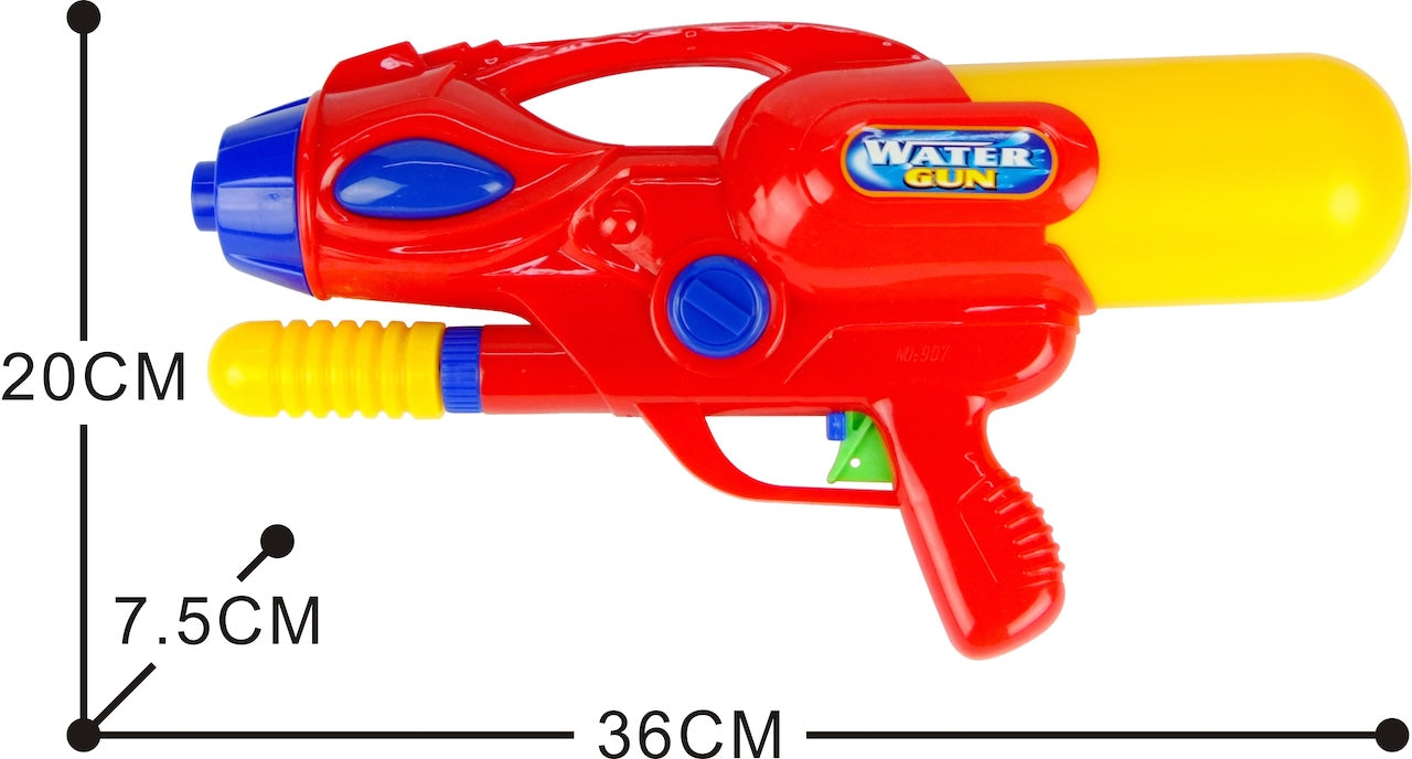 Water Guns for Summer, Long Range Pump Toys, Colourful Plastic, Water Super Gun, Easy to Use, Sturdy and Durable, Lightweight and Portable, Assorted Colour-907