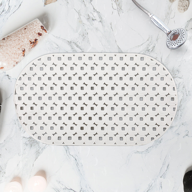 Non-Slip Shower Mat, Oval Shower Mats Non Slip Anti Mould