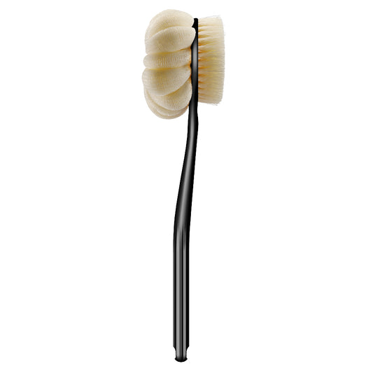 Bath Shower Brush ,Body Brush Back Scrubber Long Handle Bath Shower Brush with Loofah Exfoliation & Improved Skin Perfect for Men Women