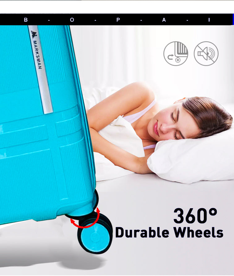 3Pcs Suitcase Set with 4 Spinner Wheels TSA Lock 20" 24" 28" Travel Trolley Case(3 Pcs Set PC+ABS-M6939