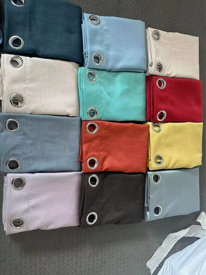 Curtains 80% Blackout plain colours 1 panels per package 314-4
