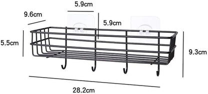 Shower Caddy Shower Shelves, Adhesive Shower Organizer Hanging No Drilling