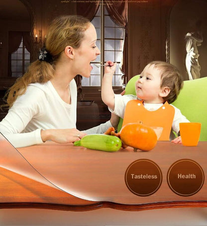 PVC Table Protector Table Cover/Protector Transparent Made to Measure (Available in )