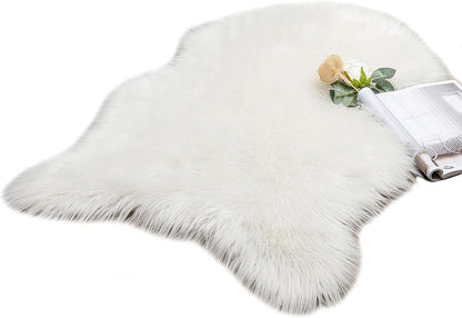 Faux fur Fabric Material Area Rugs Sheepskin Fluffy Mat