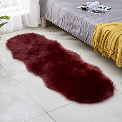 Faux Fur Fabric MaterialSoft Fluffy Double Sheepskin