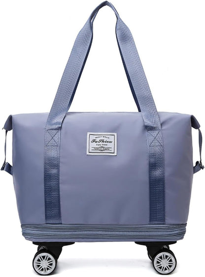 Duffle Bag for Travel with Wheels Expandable and Removable Wheels