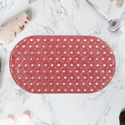 Non-Slip Shower Mat, Oval Shower Mats Non Slip Anti Mould