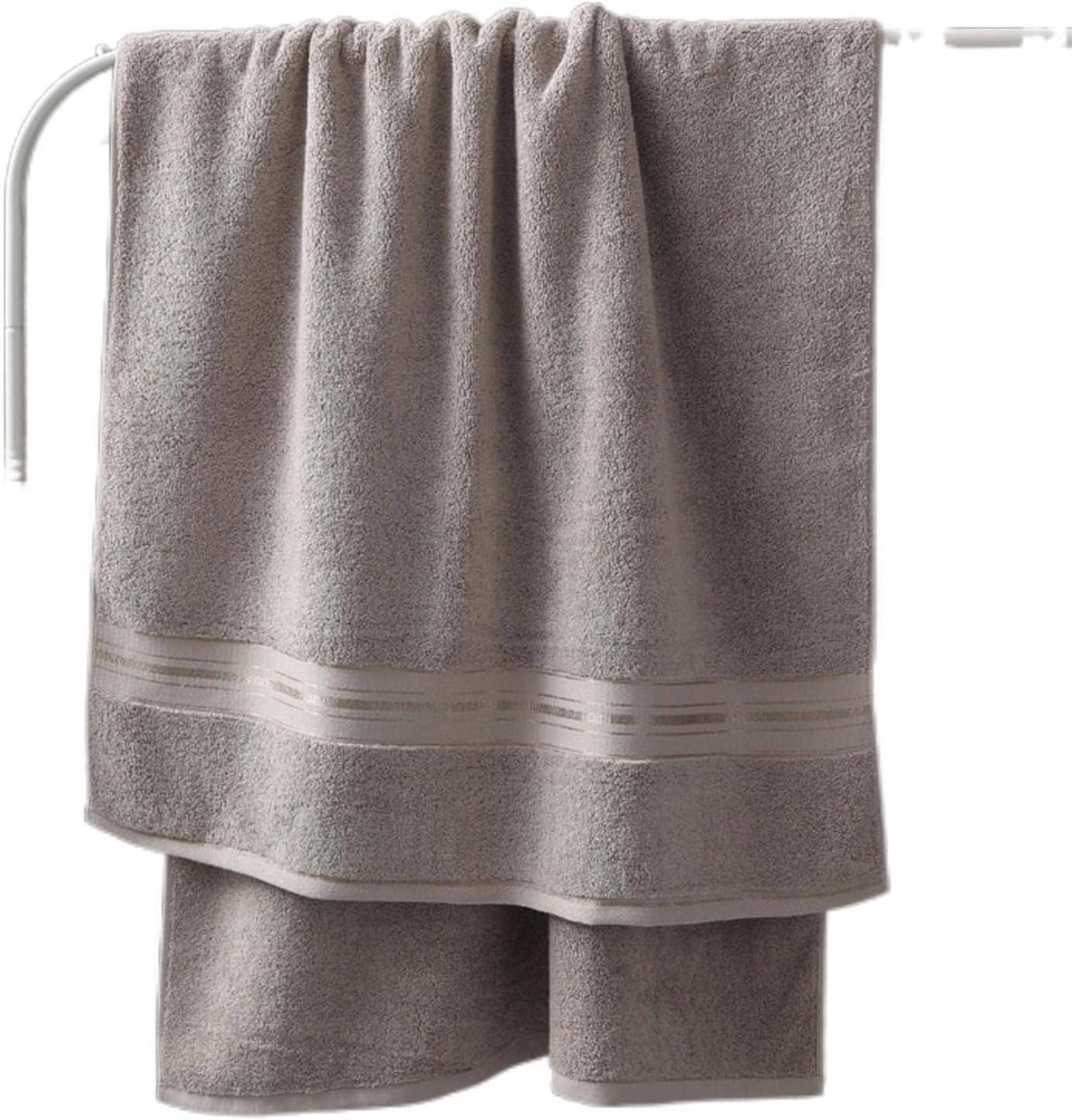 Men Women 100 * 185 CM 100%Cotton Bath Towel Men Women Adults Soft And Comfortable (Color : D, Size : 100x185 cm)