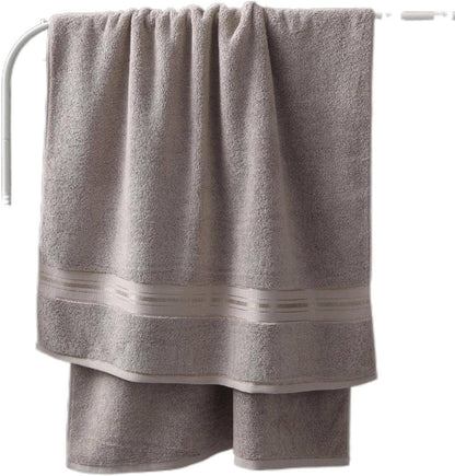 Men Women 100 * 185 CM 100%Cotton Bath Towel Men Women Adults Soft And Comfortable (Color : D, Size : 100x185 cm)