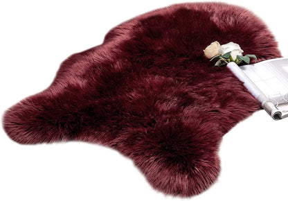 Faux fur Fabric Material Area Rugs Sheepskin Fluffy Mat