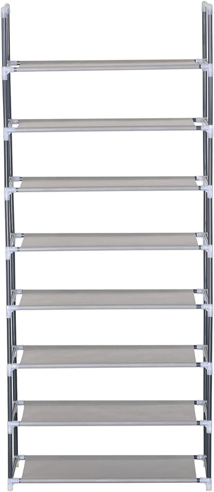 8 Tiers Shoe Rack Tall Shoe Racks Shelves Standing Storage Organizer for 40 Pairs Shoes