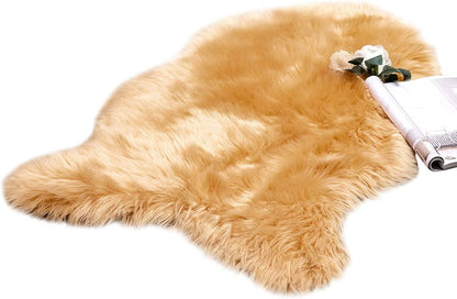 Faux fur Fabric Material Area Rugs Sheepskin Fluffy Mat