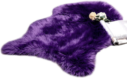 Faux fur Fabric Material Area Rugs Sheepskin Fluffy Mat