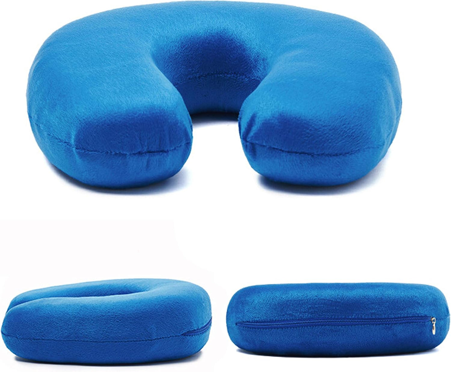 Neck pillow ,Memory Foam U Shape Travel Neck Pillow Soft Velour Cover for Head Support, Stress Relief,Airplane, Car, Home