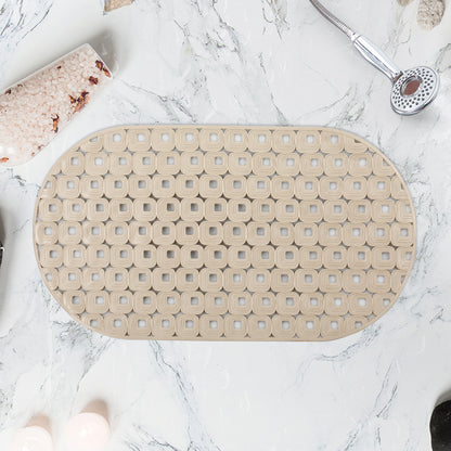 Non-Slip Shower Mat, Oval Shower Mats Non Slip Anti Mould