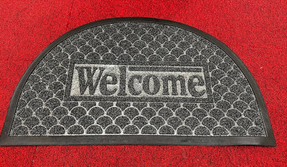 Half Round Door Mats Indoor Outdoor, Heavy Duty Non Slip Doormats