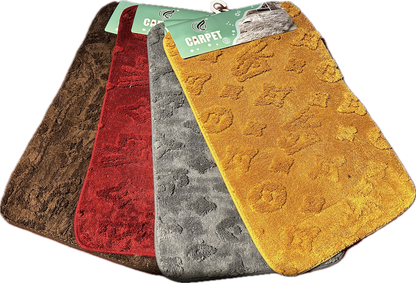 Microfibre Bath Mat, 40 x 60 cm, Non Slip Fluffy Bathroom Mat