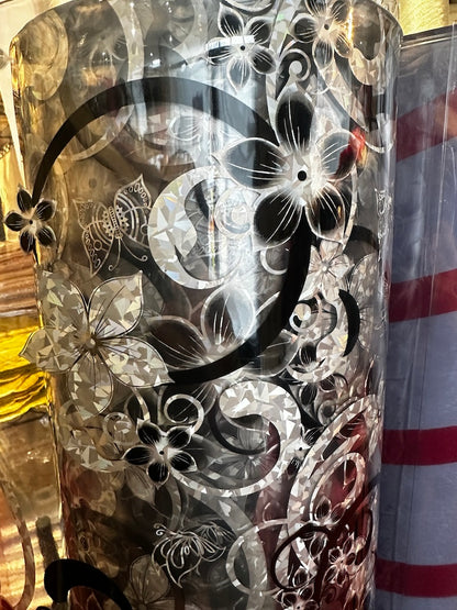 PVC Table Protector Table Cover/Protector printed Transparent Made to Measure (Available in )