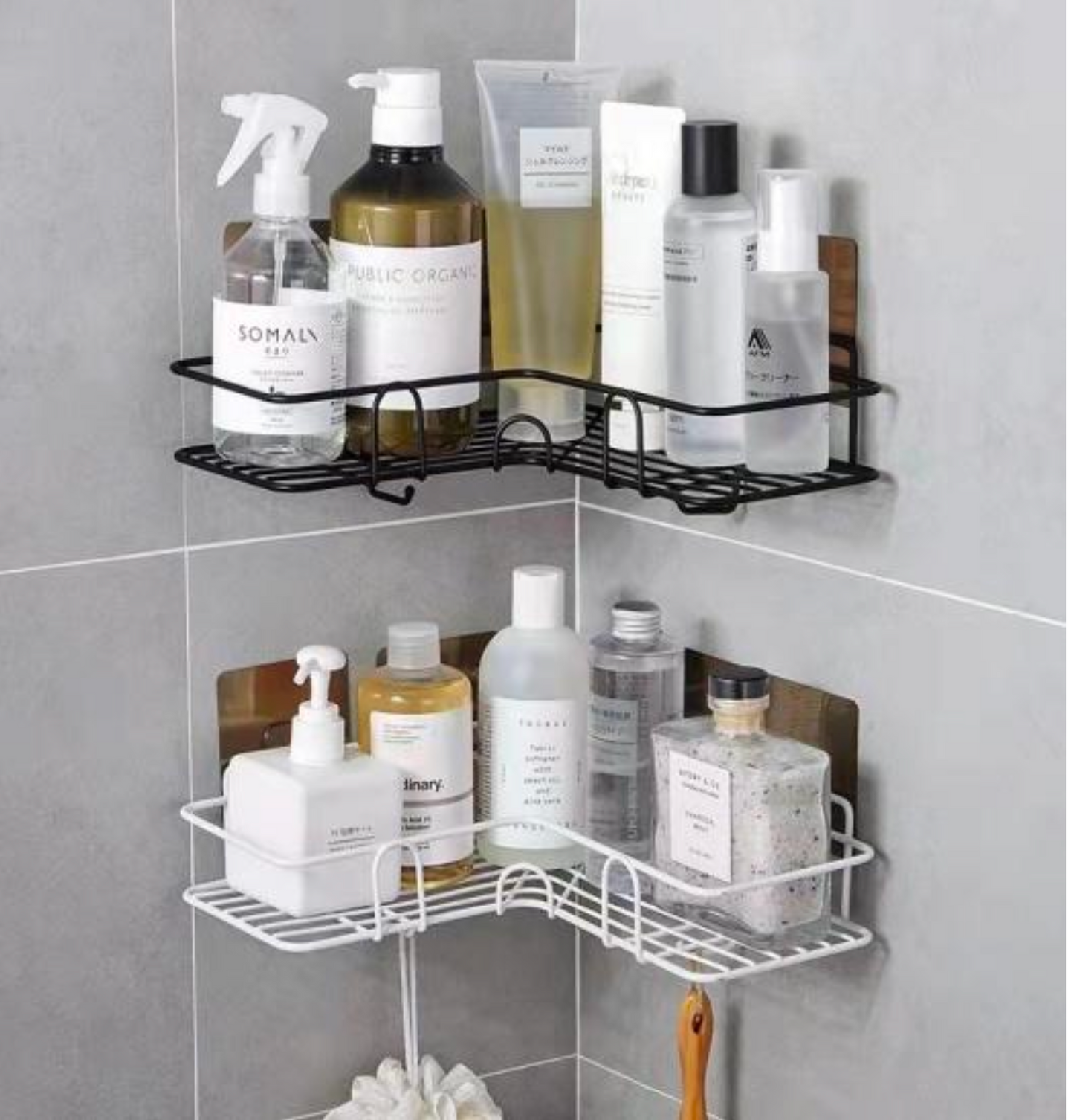 Corner Shelf Bathroom Shelf Organizer Shower Caddy Storage Box Shampoo Holder