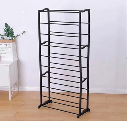 10-Tier Shoe Rack, Shoe Stand, 30 Pair Shoe Rack - Shoe Shelf Organizer